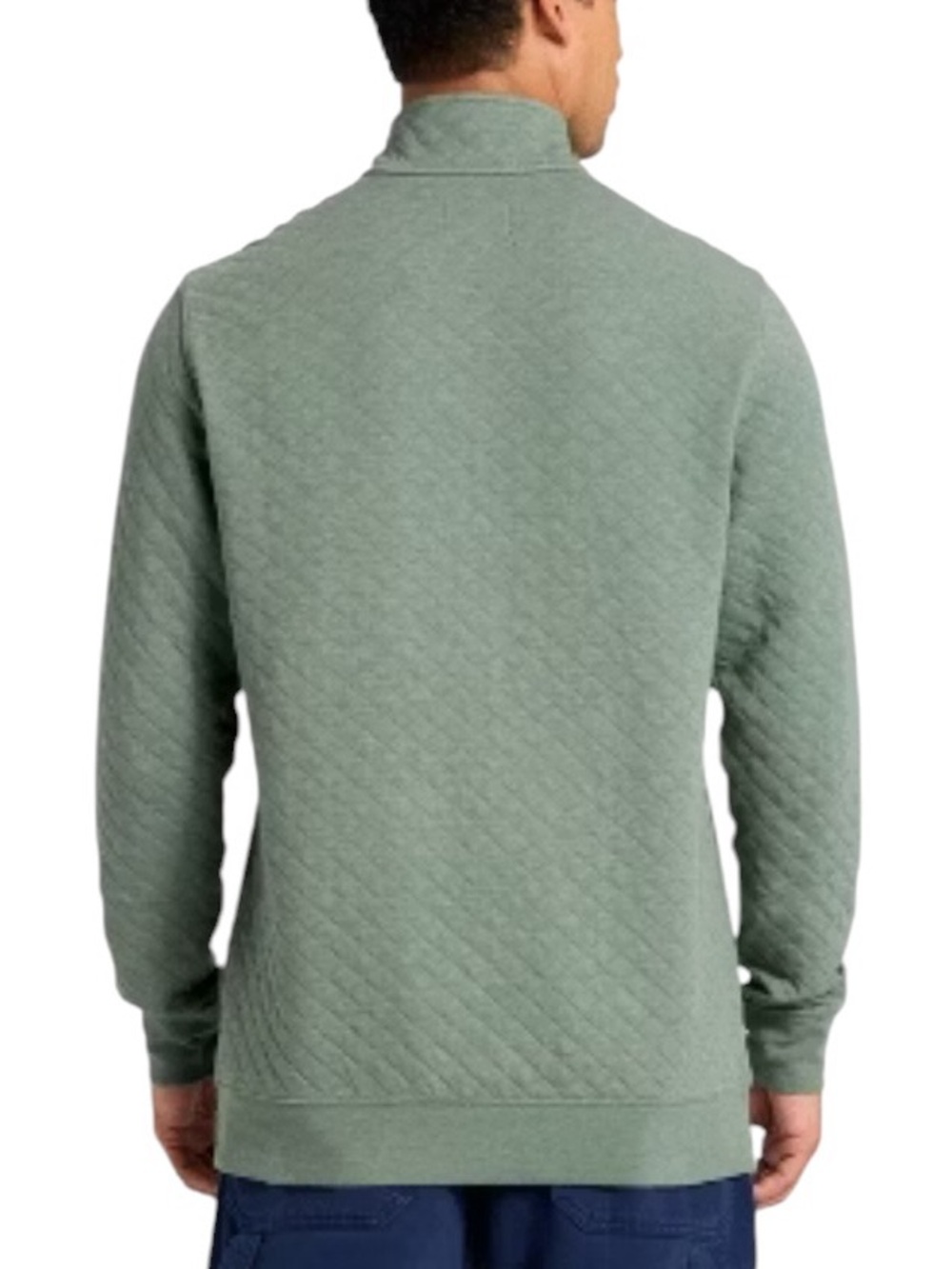 Goodfellow‎ & Co Men's Comfort Wear Quilted 1/4 Snap Pullover Green M - Picture 3 of 7